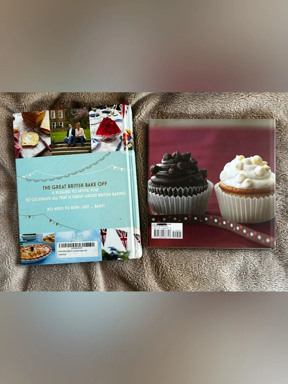 Two beautiful baking cookbooks: Great British BakeOff and Ghiradelli Chocolate